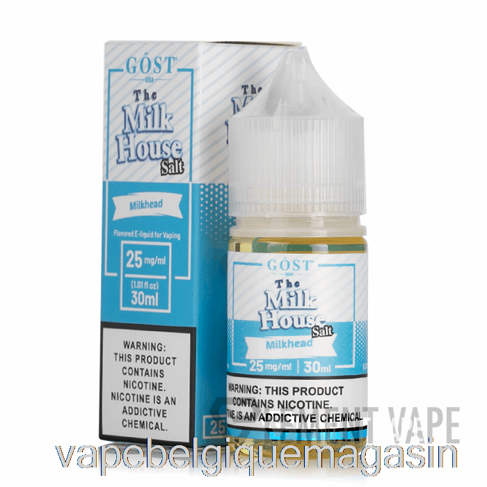 Sels De Tête De Lait Jetables Vape - The Milk House - Gost Vapor - 30ml 25mg